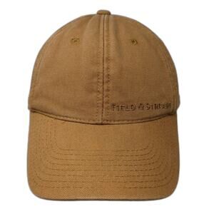 Field & Stream Strapback Baseball Cap Brown One Size Adjustable Embroidered